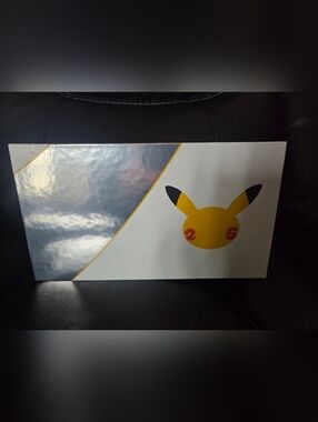 Pokemon 25th Anniversary Pikachu Collector  Magnetic Storage Box